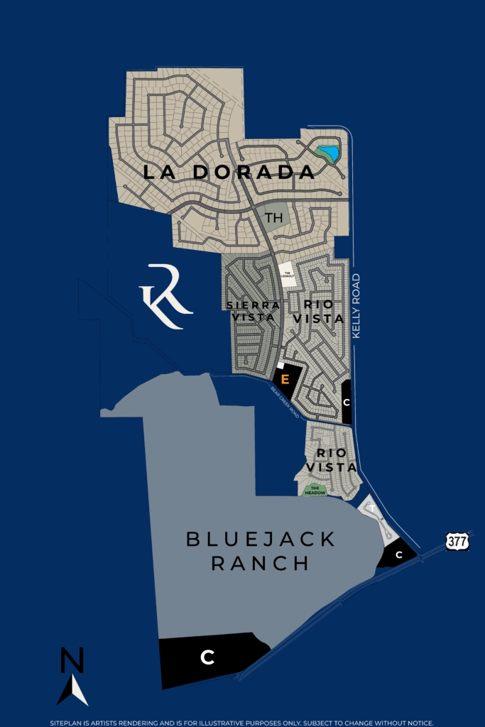 Map of Kelly Ranch, Aledo, TX